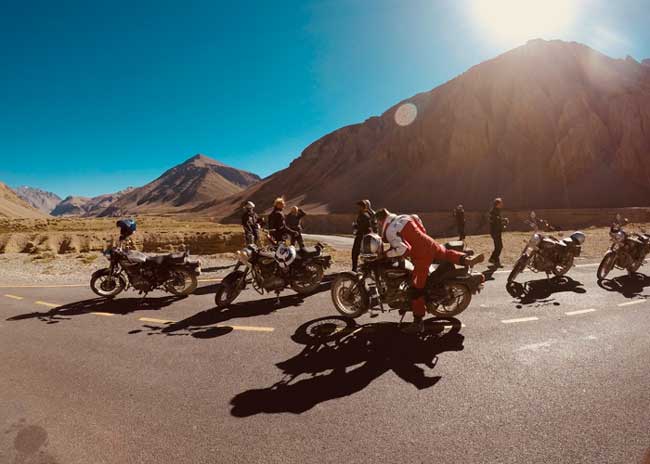 Raid moto Himalaya